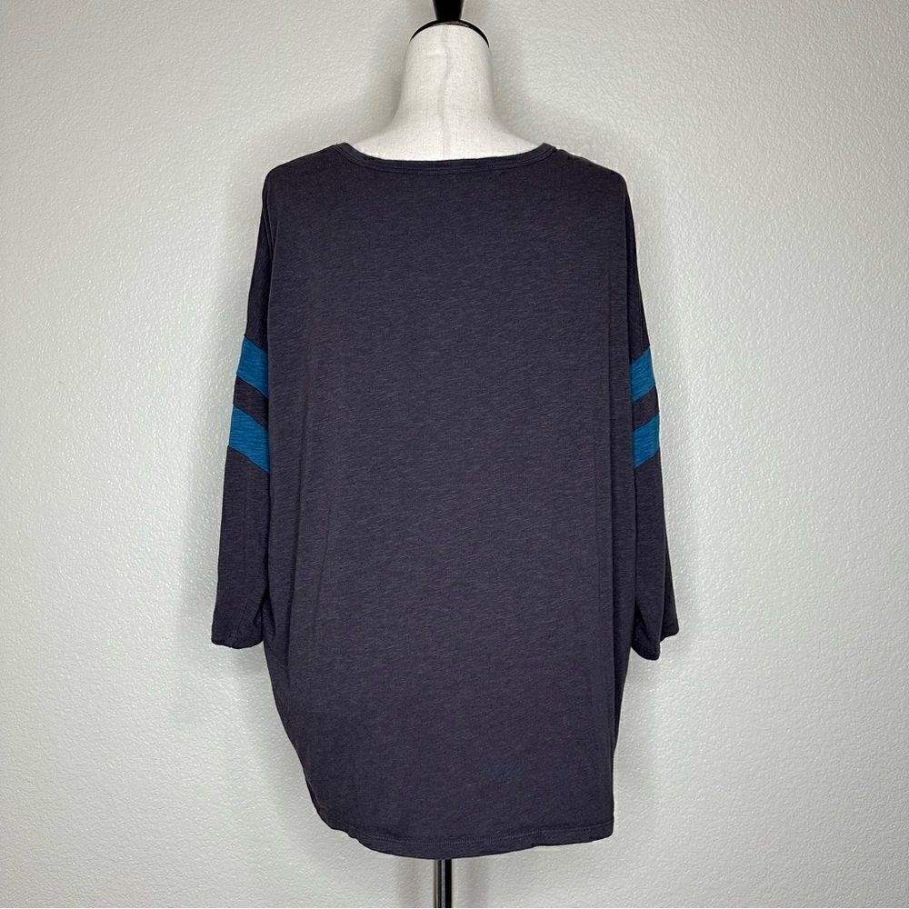 Torrid Skull Classic Fit Super Soft Slub Long Sleeves Drop Shoulder Tee - Picture 6 of 11